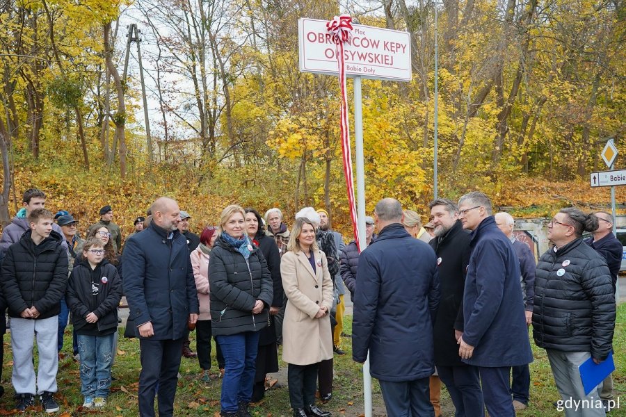 W uroczystości odsłonięcia tablicy udział wzięli m.in.: wiceprezydent Gdyni Rafał Geremek, przewodniczący Rady Miasta Gdyni Tadeusz Szemiot, radne miasta: Monika Strzałkowska, Teresa Bysewska i Beata Zastawna oraz radni dzielnicy Babie Doły