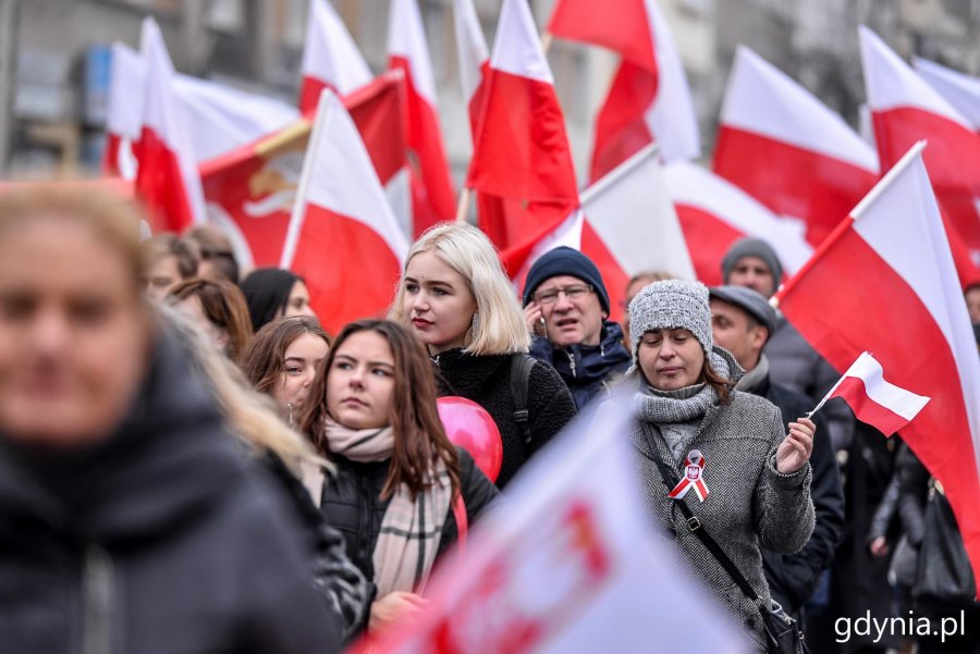 Gdynia uczciła stulecie polskiej niepodległości // fot. Przemysław Świderski