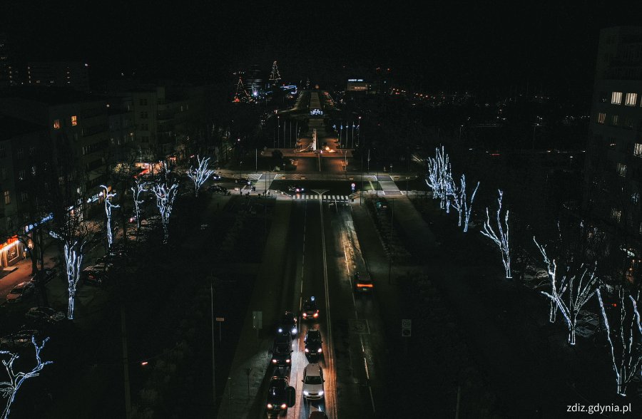 Świątecznie przystrojona Gdynia
