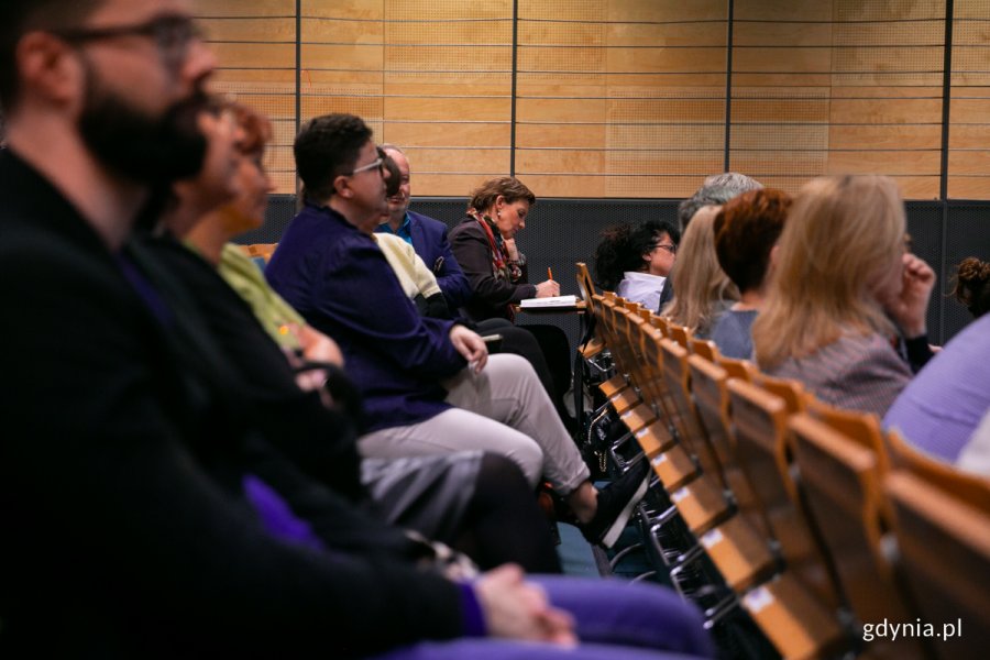 Pierwsze spotkanie LLE zgromadziło przedstawicieli dyrekcji, pedagogów i innych zawodów gdyńskiej oświaty (fot. Natalia Kawalerowicz)
