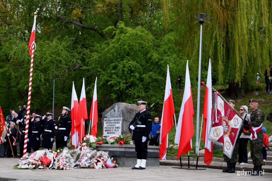Gdyńskie obchody Święta Narodowego Konstytucji 3 Maja // fot. Paweł Kukla