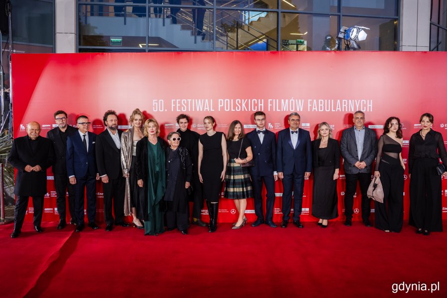 Ceremonia czerwonego dywanu poprzedzająca sobotnią galę 50. Festiwalu Polskich Filmów Fabularnych w Gdyni (fot. Karol Stańczak)