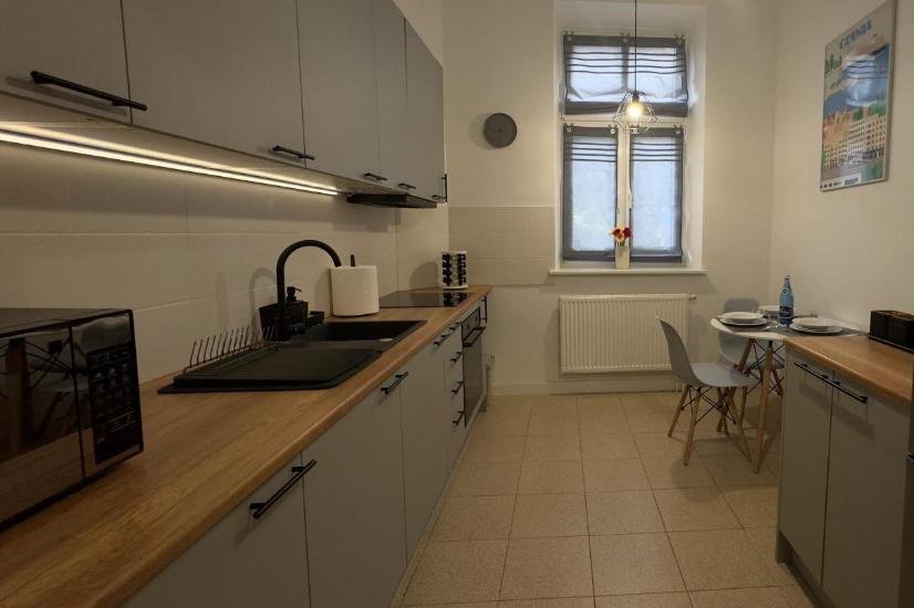 Kuchnia w obiekcie Apartament Marynarski