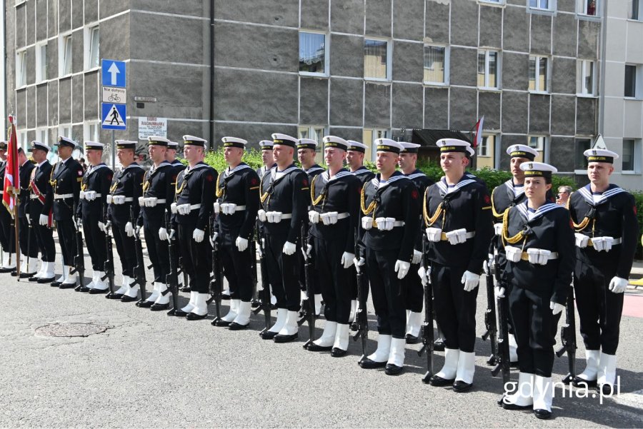 Żołnierze Marynarki Wojennej (fot. Magdalena Starnawska)