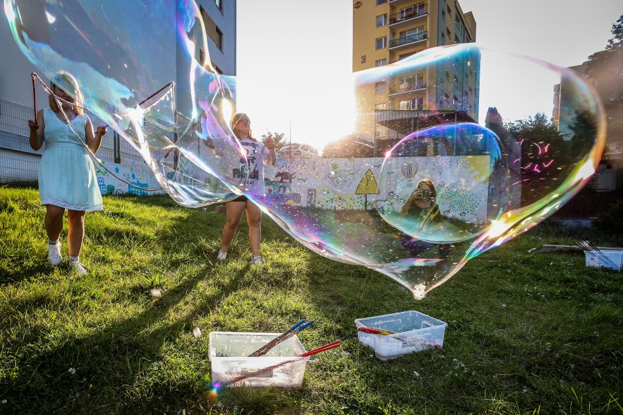 Mural na tyłach budynku Chwarznieńska 36 // fot. Karolina Misztal-Świderska