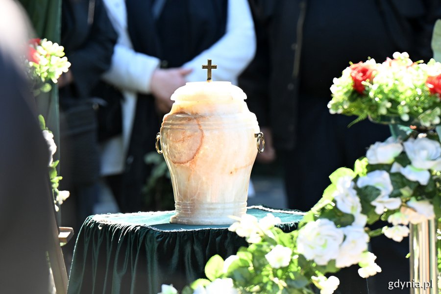 Uroczystości pogrzebowe Leszka Kopcia na Cmentarzu Łostowickim w Gdańsku (fot. Michał Puszczewicz)