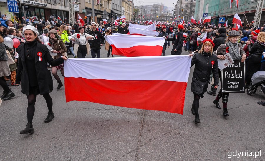 Gdynia uczciła stulecie polskiej niepodległości // fot. Przemysław Świderski