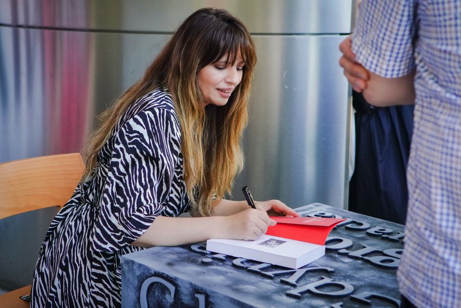 Anna Gacek na Festiwalu Miasto Słowa // fot. Anna Rezulak