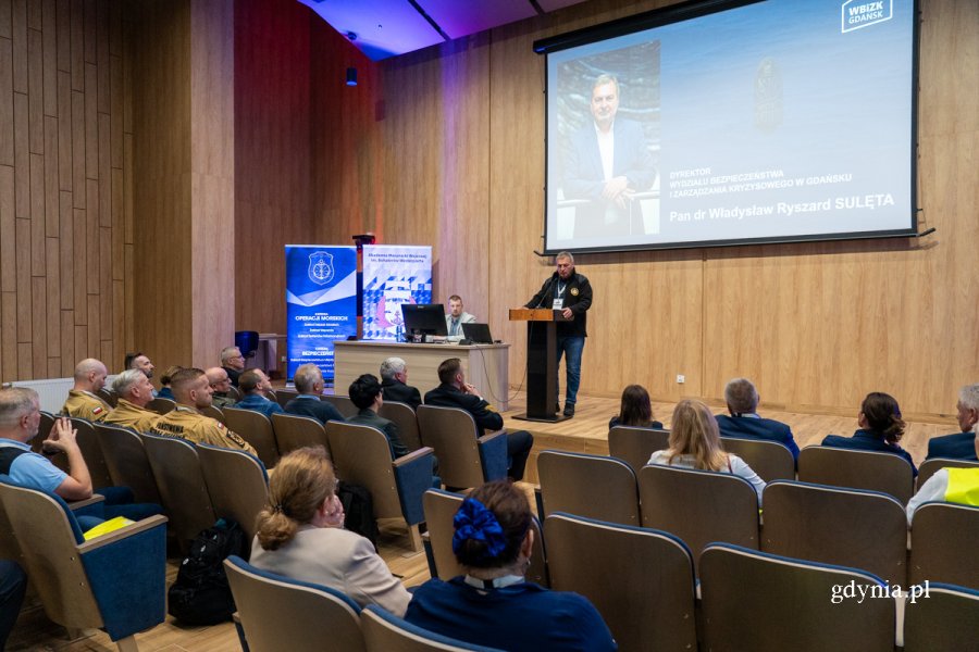 Prezentacja dotycząca ćwiczeń KRAKEN2025 (fot. Michał Sałata)