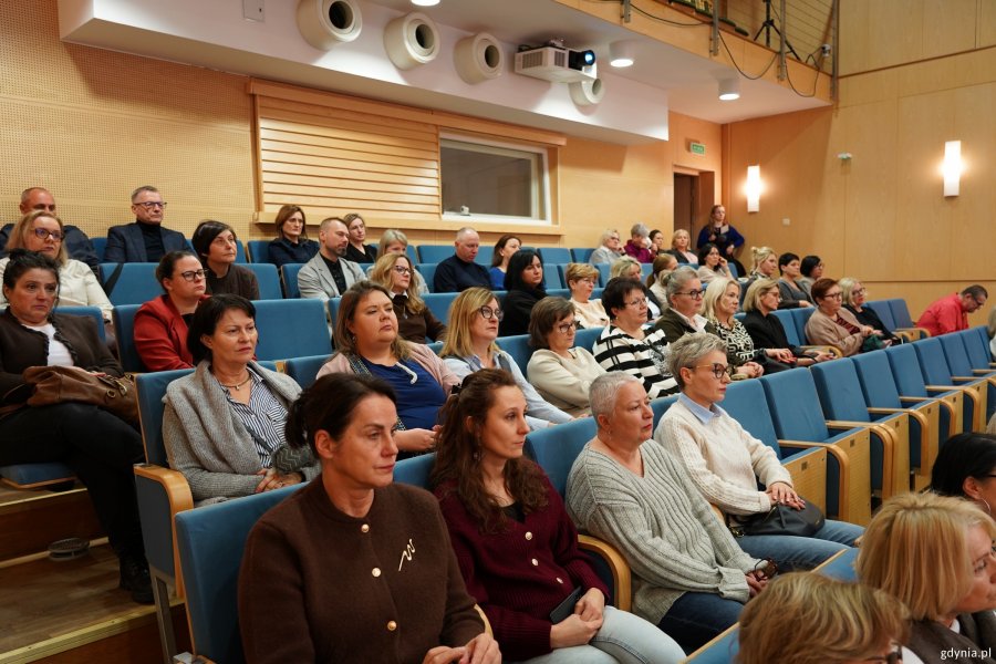 Uczestnicy spotkanie z kadrą zarządzającą gdyńską oświatą