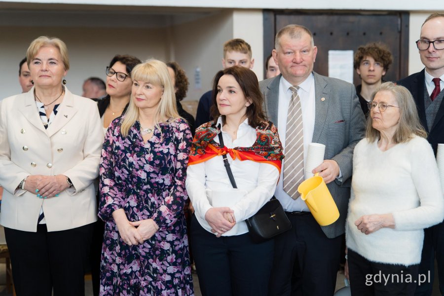 Na zdjęciu m.in.: radna Teresa Bysewska, radna Anna Szpajer, wiceprzewodniczący Rady Miasta Jakub Ibych, radny Jarosław Klodziński, dyrektorka CAS Bożena Zglińska (fot. Paweł Budziński)