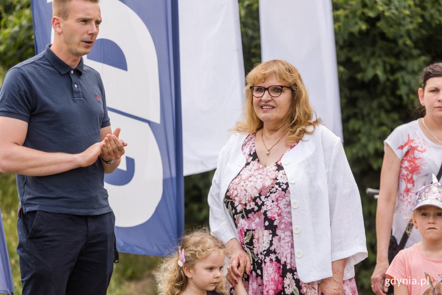 Ewa Krym - radna Gdyni na festynie międzypokoleniowym w parku Kilońskim // fot. Karol Stańczak
