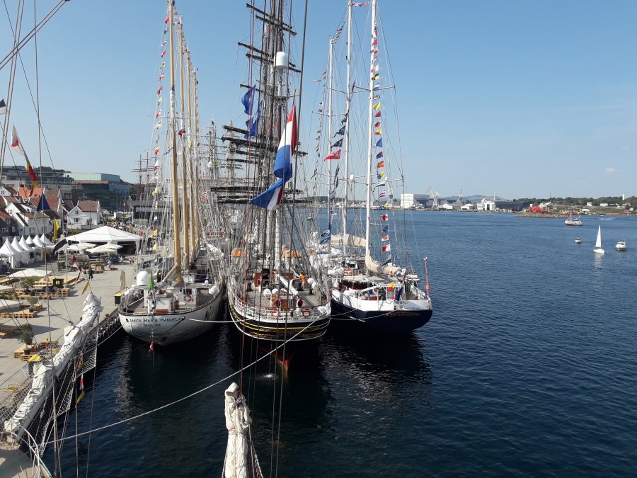 Pogoria na The Tall Ships Races 2018 w norweskim Stavanger