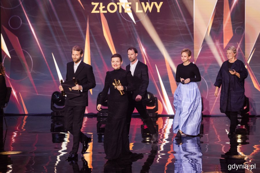 Marta Cienkowska, ministra kultury i dziedzictwa narodowego. Gala wręczenia nagród 50. Festiwalu Polskich Filmów Fabularnych w Gdyni w Teatrze Muzycznym (fot. Karol Stańczak)