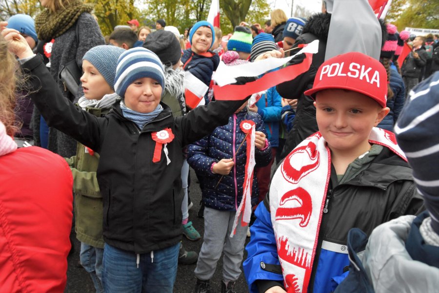 Parada Niepodległości w Orłowie // fot. Lechosław Dzierżak