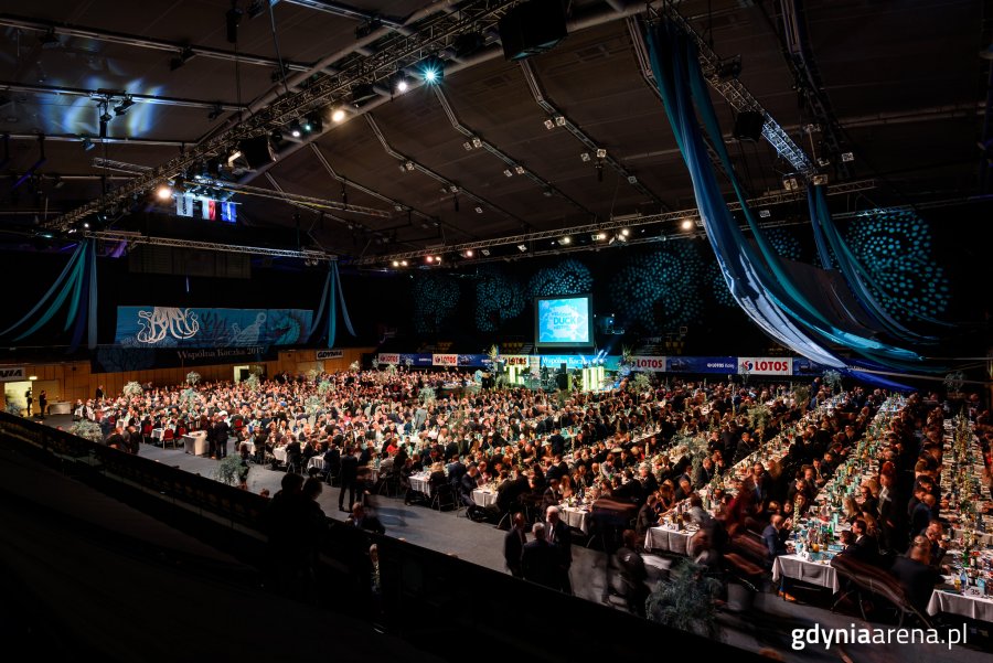 Zwieńczeniem forum była „Wspólna kaczka", czyli doroczny bankiet organizowany w hali Gdynia Arena // fot. Dawid Linkowski