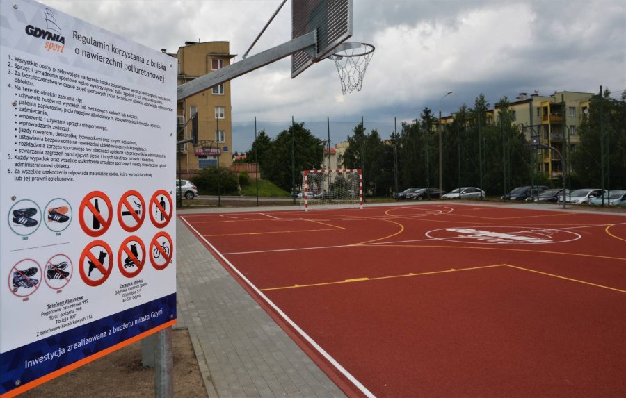 Boisko przy Gryfa Pomorskiego, fot. gdyniasport.pl