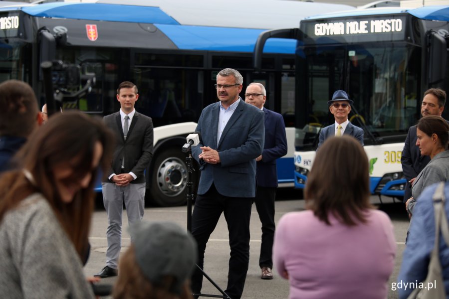 Sześć nowych Solaris Trollino 12 Electric - supertrolejbusów, które pojadą bez spalin na północ Gdyni, fot. Przemysław Kozłowski