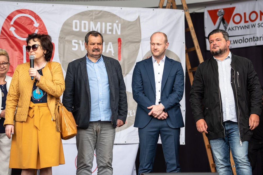 W Festynie Tolerancji wziął udział wiceprezydent Gdyni Bartosz Bartoszewicz // fot. Dawid Linkowski