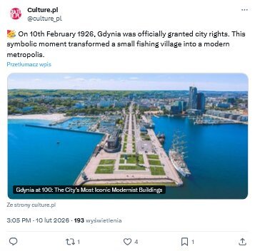  Kto złożył życzenia Gdyni?