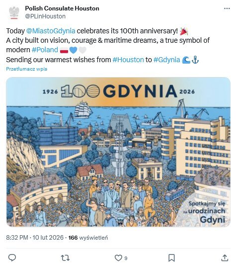  Kto złożył życzenia Gdyni?