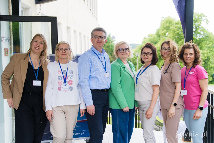Zesp&oacute;ł Kardiologii i Chor&oacute;b Wewnętrznych UCMMiT podczas akcji bezpłatnych badań profilaktycznych
