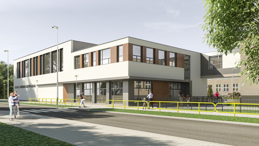 Projekt przebudowy Szkoły Podstawowej nr 16 w Gdyni Cisowej