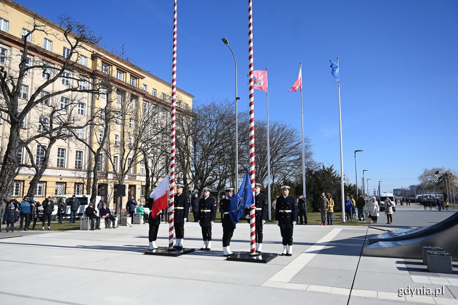 Uroczystości w Gdyni z okazji 23. rocznicy wstąpienia Polski do NATO, fot. Michał Puszczewicz