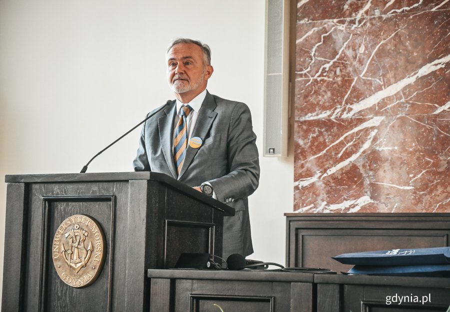 Prezydent Gdyni Wojciech Szczurek podczas spotkania „Wspólnie dbamy o gdyńskie zabytki” // fot. Magdalena Czernek