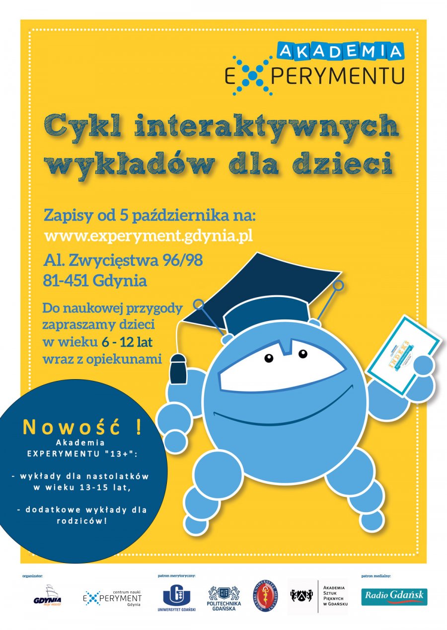 Plakat Akademii EXPERYMENTU