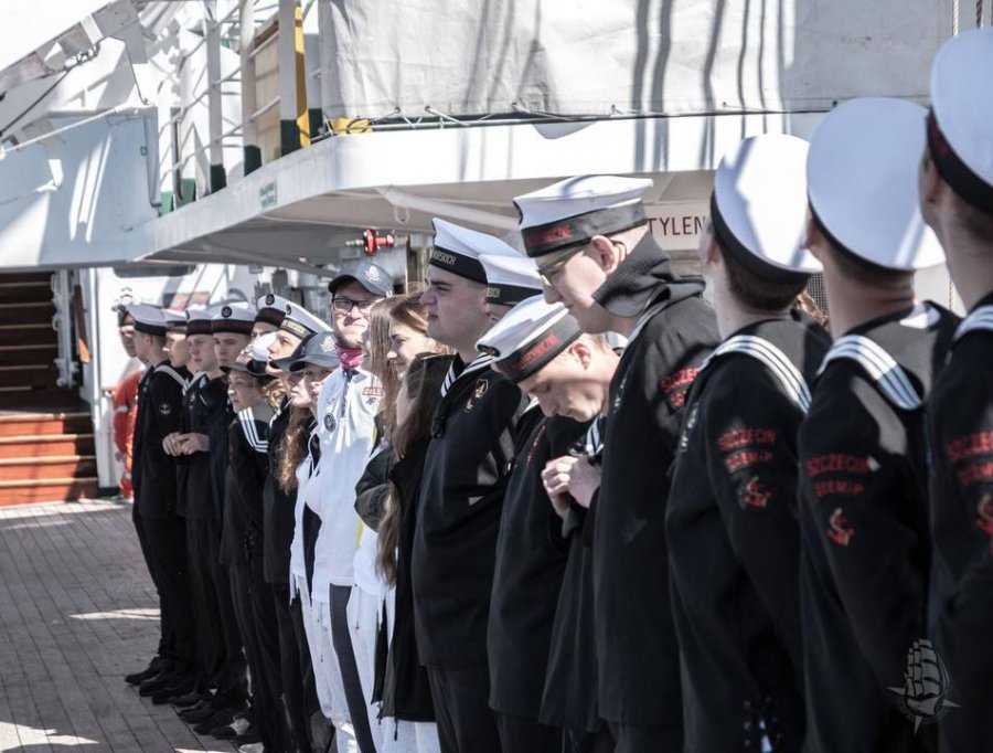 „Dar Młodzieży” już w Tallinie // fot. facebook.com/RejsNiepodleglosci