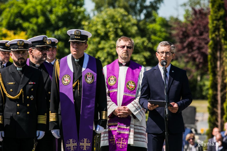 Ceremonia pożegnania admirała floty Ryszarda Łukasika, fot. Karol Stańczak 