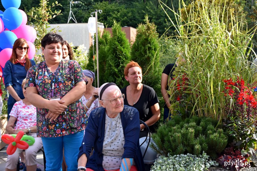Otwarcie ogrodu na tarasie gdyńskiego szpitala // fot. Magdalena Czernek
