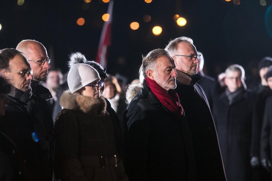 Poranne uroczystości upamiętniające ofiary Grudnia '70 // fot. Karol Stańczak