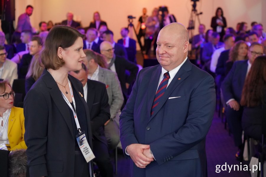 Rozmawiają Katarzyna Gruszecka-Spychała, wiceprezeska Portu Gdynia i Marek Kiersnowski, dyrektor zarządzający Stena Line Polska