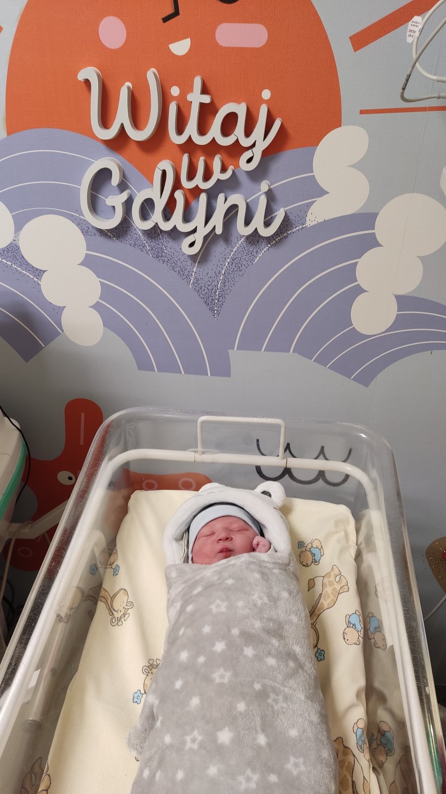 Wiktor – mały gdynianin, który urodził się 10 lutego 2022 roku // fot. Szpitale Pomorskie