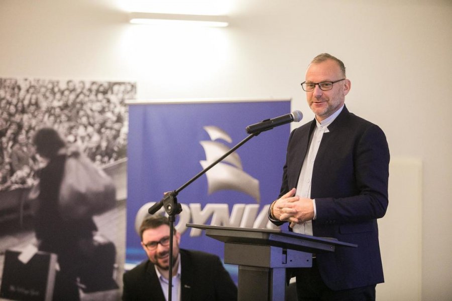 Konferencja na temat wyzwań dla samorządu terytorialnego w dobie imigracji ekonomicznej w Muzeum Emigracji w Gdyni // fot. Karol Stańczak 
