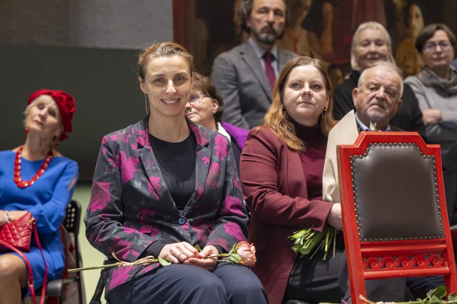 Na zdjęciu (od lewej): zastępczyni prezydent Gdańska Monika Chabior i prezydent Gdyni Aleksandra Kosiorek (fot. Piotr Wittman // gdansk.pl)