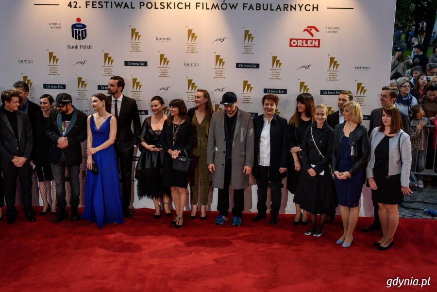 Czerwony dywan 42. Festiwalu Polskich Filmów Fabularnych w Gdyni fot. Dawid Linkowski