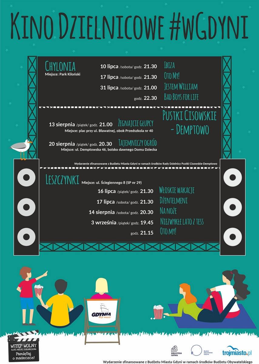  „Kino dzielnicowe #wGdyni” - Chylonia/Pustki Cisowskie/Leszczynki