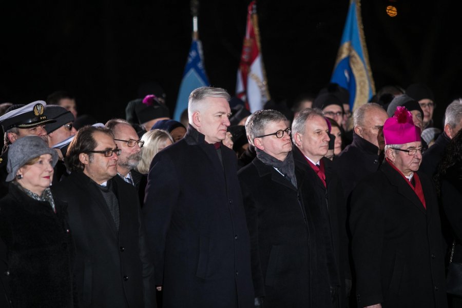 Poranne uroczystości upamiętniające ofiary Grudnia '70 // fot. Karol Stańczak