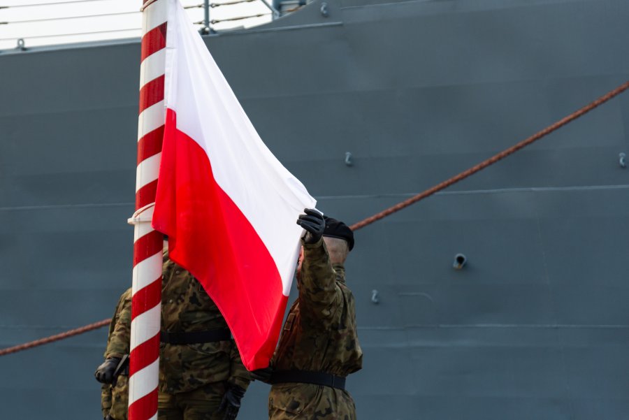 Pożegnanie ORP Gen. K. Pułaski // fot. Jan Ziarnicki