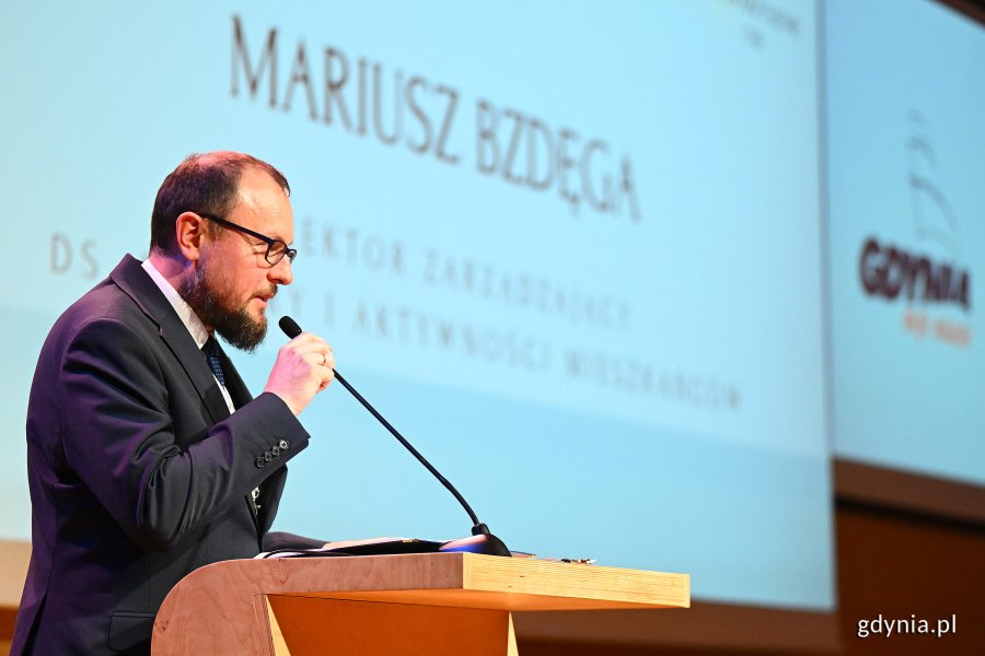 Mariusz Bzdęga, dyrektor zarządzający ds. kultury i aktywności mieszkańców (fot. Michał Puszczewicz)