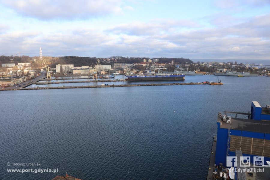 Prace rozbiórkowe na terenach Portu Gdynia, fot. Tadeusz Urbaniak , www.port.gdynia.pl