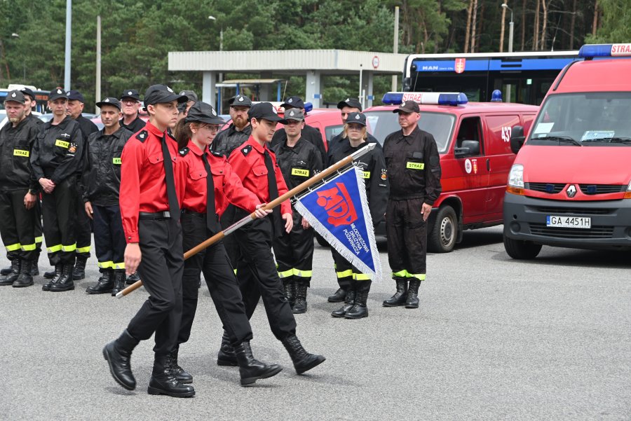 Uroczystość z okazji jubileuszu 60-lecia jednostki OSP PKM // fot. Karolina Szypelt
