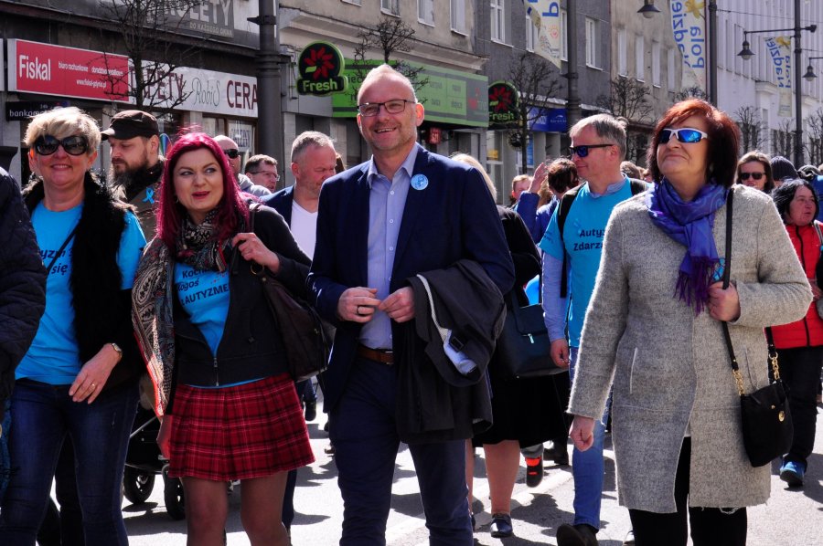 W marszu wziął udział wiceprezydent Gdyni Michał Guć // fot. Magdalena Czernek
