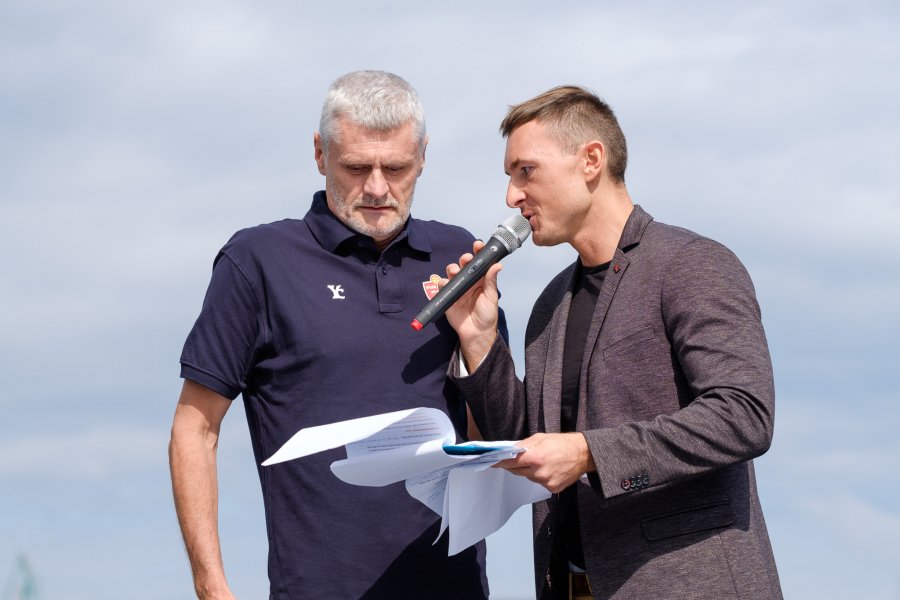 Prezentacja zespołów Vistal Gdynia i Spójnia Gdynia / fot. D. Linkowski