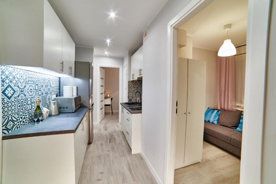 Aneks kuchenny w obiekcie Apartament w Centrum Gdyni