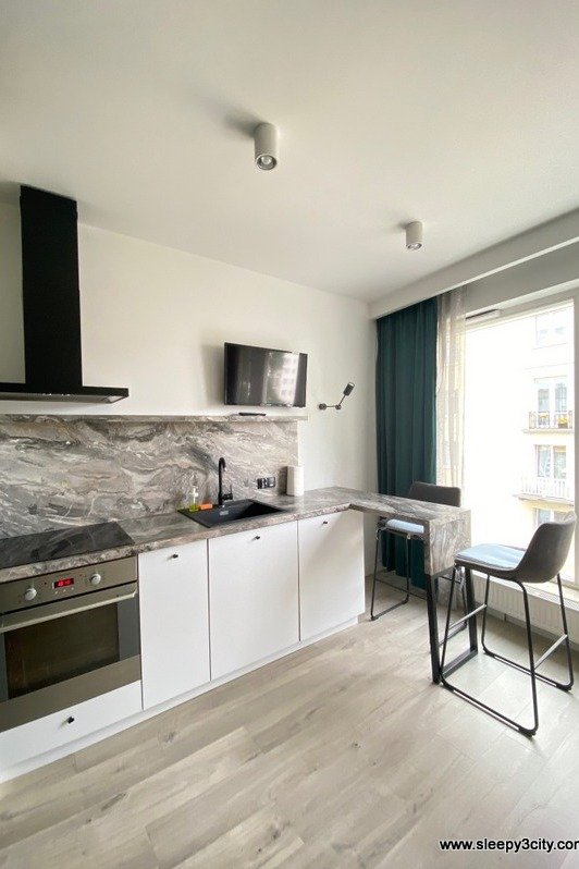 Aneks kuchenny w obiekcie Sleepy3city - Apartament Batorego 9/37