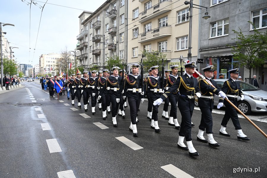 Uroczystości z okazji rocznicy uchwalenia Konstytucji 3 Maja w Gdyni, fot. Michał Puszczewicz